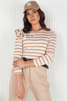 Dámská pruhovaná halenka béžová