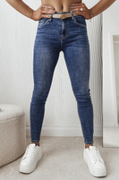 Dámské džínové kalhoty modré