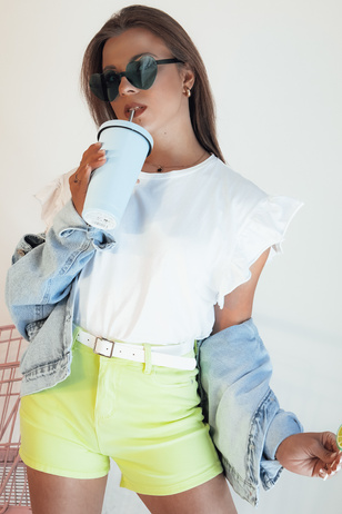 Shorts für Frauen gelb