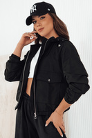 Damen-Übergangsjacke schwarz