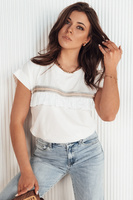 Damen-T-Shirt in Ecru