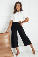 Women's culotte pants black
