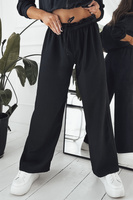 Women's wide leg pants black