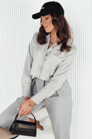 Women's striped grey shirt