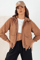 Women's camel transitional jacket