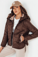 Moteriška striukė kavos spalvos