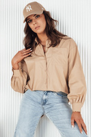 Koszula damska kamelowa