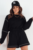 Женский спортивный костюм черного цвета