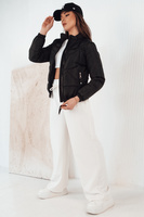 Женская куртка-парка черного цвета