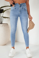 Женские джинсовые брюки синего цвета