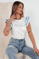 Женская футболка синего цвета