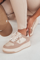 Женские туфли бежевого цвета