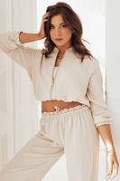 Жіночий світшот світло-бежевий