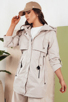 Жіноча куртка-парку сіра