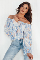 Жіноча блузка синього кольору