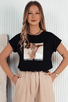 Жіноча футболка чорна