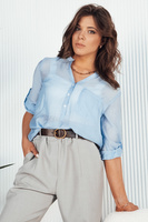 Жіноча синя сорочка